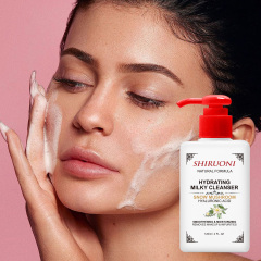 Natural facial cleanser with elderflower water ingredients