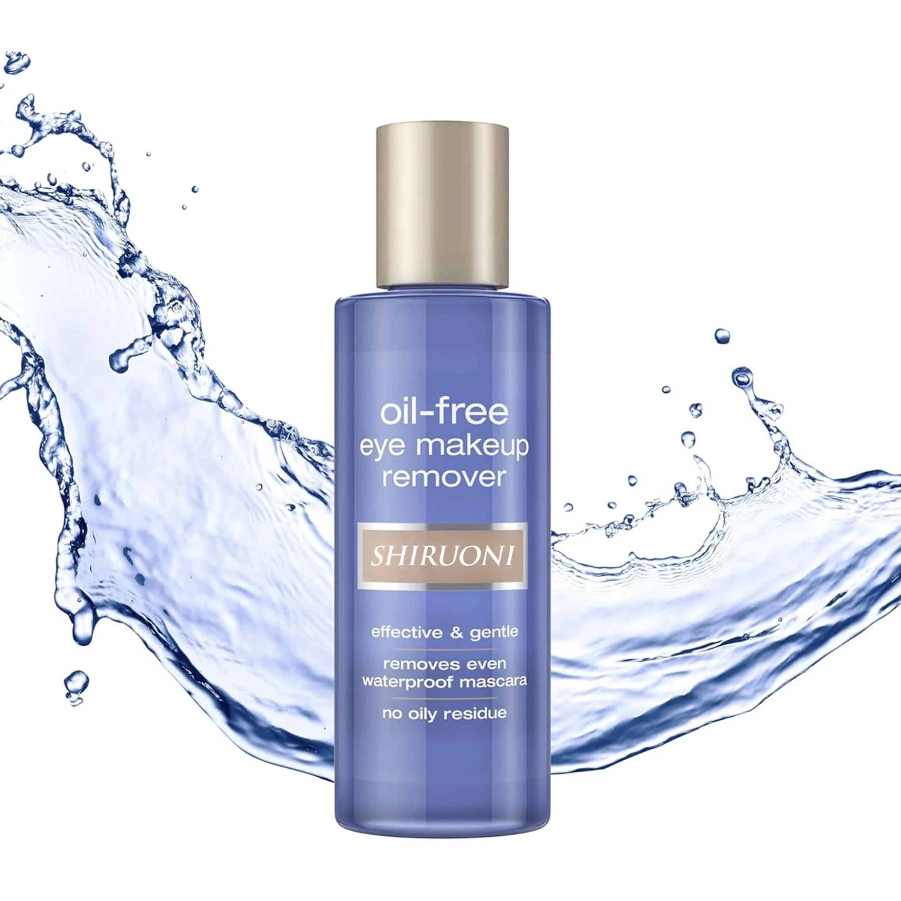 Oil-free eye makeup remover: Perfect for contact lens wearers and sensitive skin types, leaving the eye area clean, soft, and refreshed.