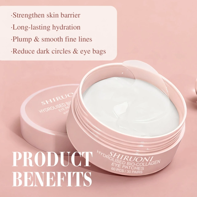custom collagen hydrogel eye mask oem supplier