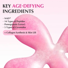 lightweight nad+ skincare serum texture with peptides