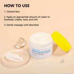 how to apply nad capsule cream for dark spot treatment