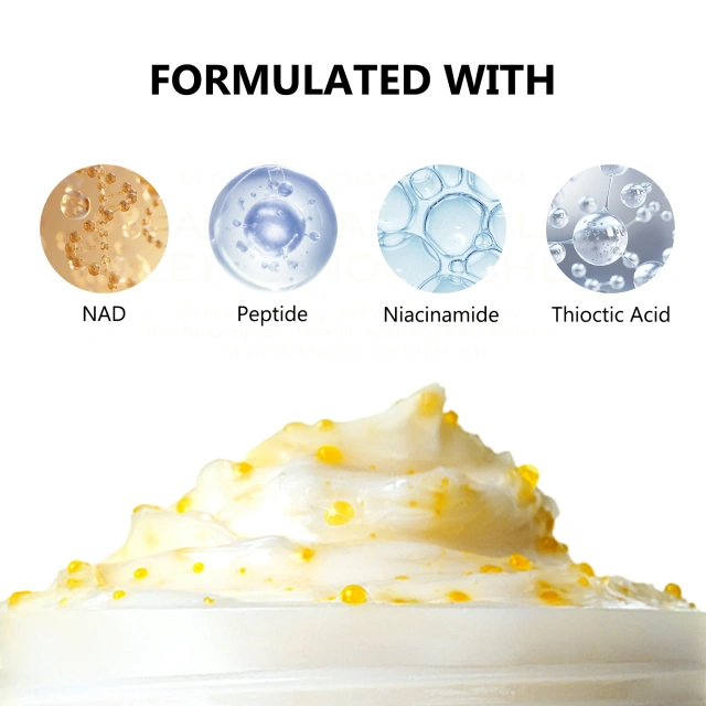 niacinamide and nad ingredients in dark spot cream