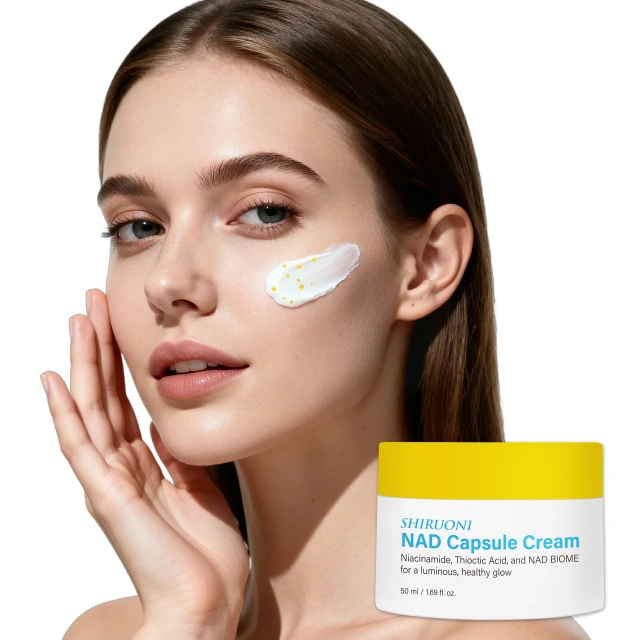 nad capsule cream texture with multi-peptides