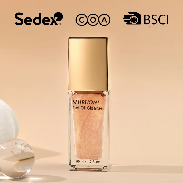 oem private label skincare factory producing gel oil cleansers