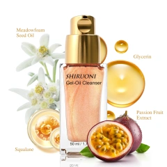 gel makeup remover texture with meadowfoam seed oil