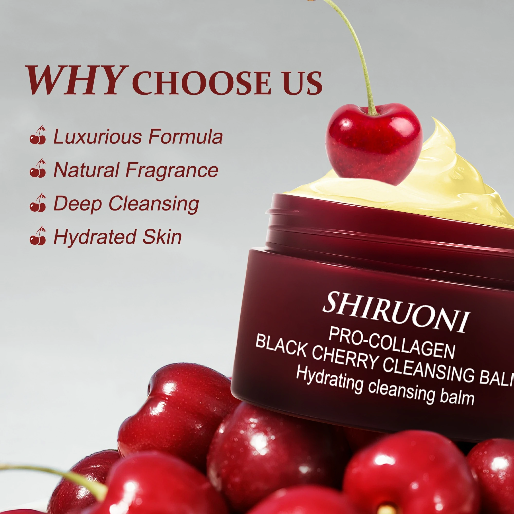 Black Cherry Hydrate Cleansing Balm