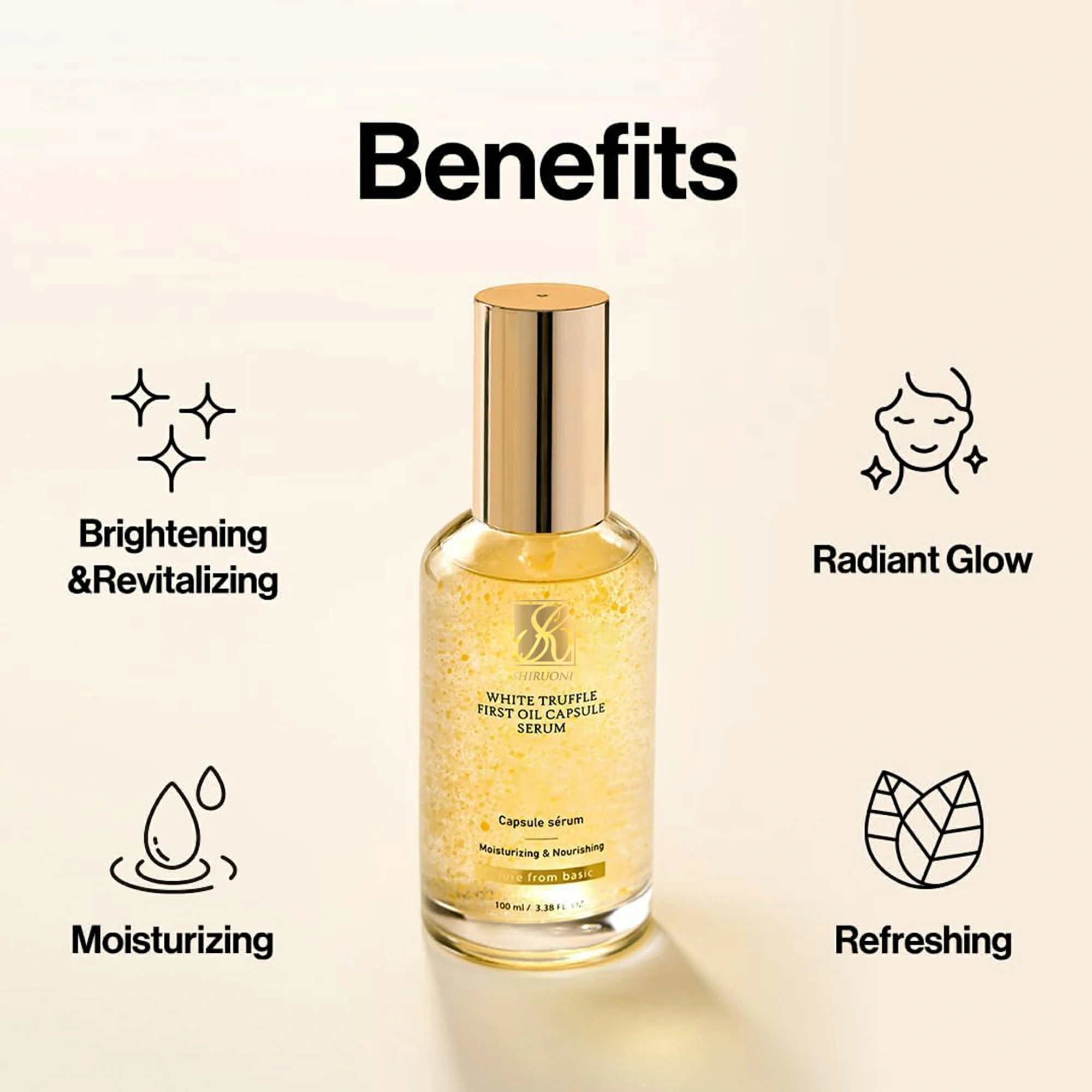 white truffle capsule serum oem private label manufacturer