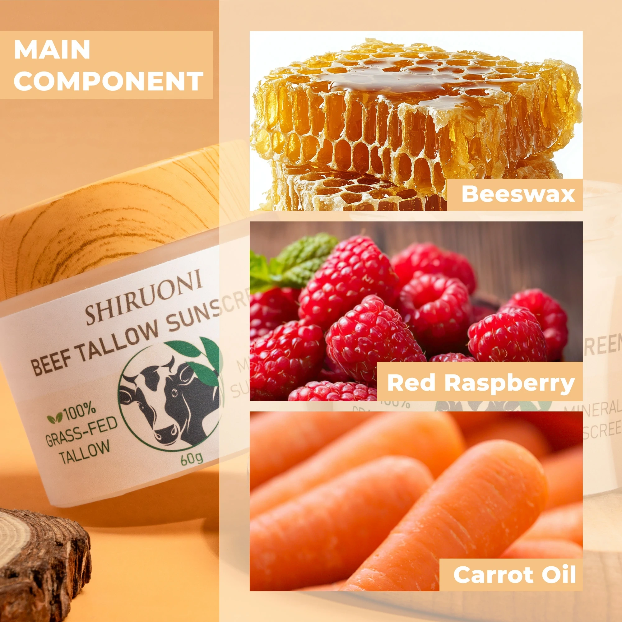 beef tallow moisturizing sunscreen OEM manufacturer