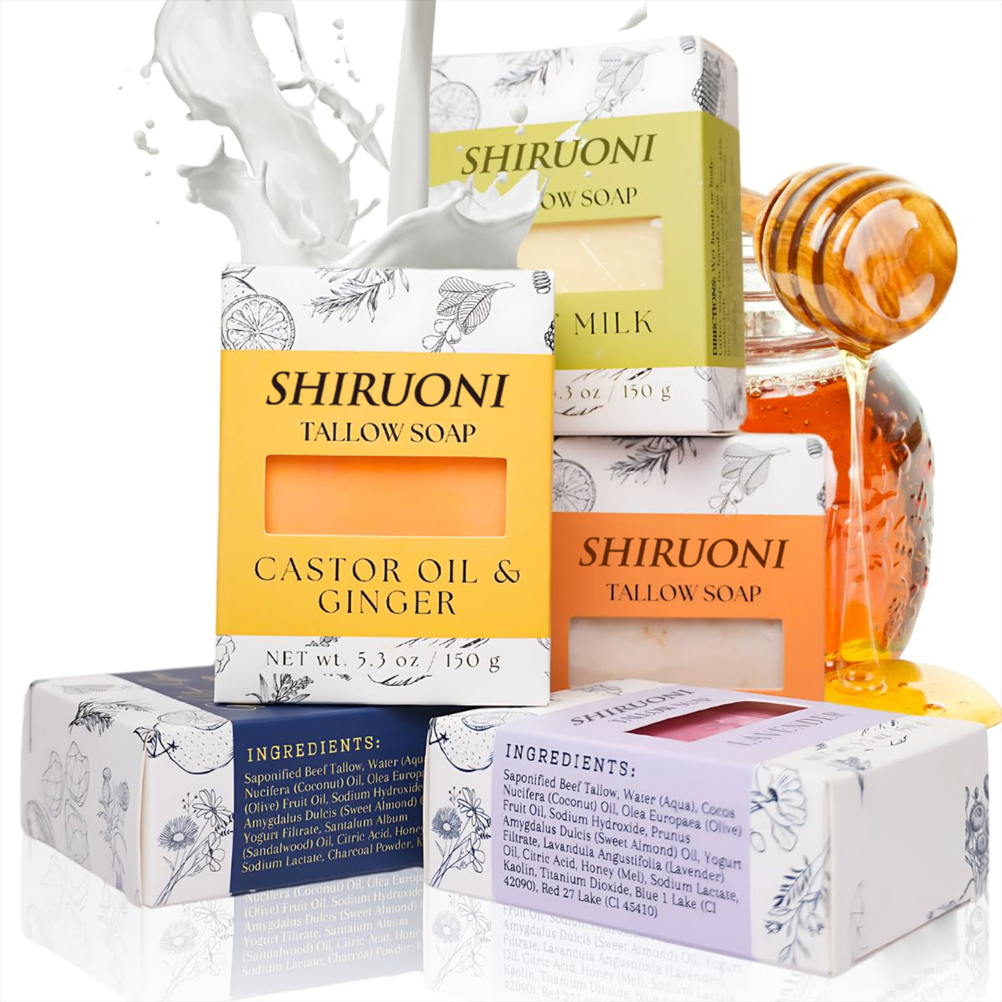 Tallow Soap – 5 Different Scents