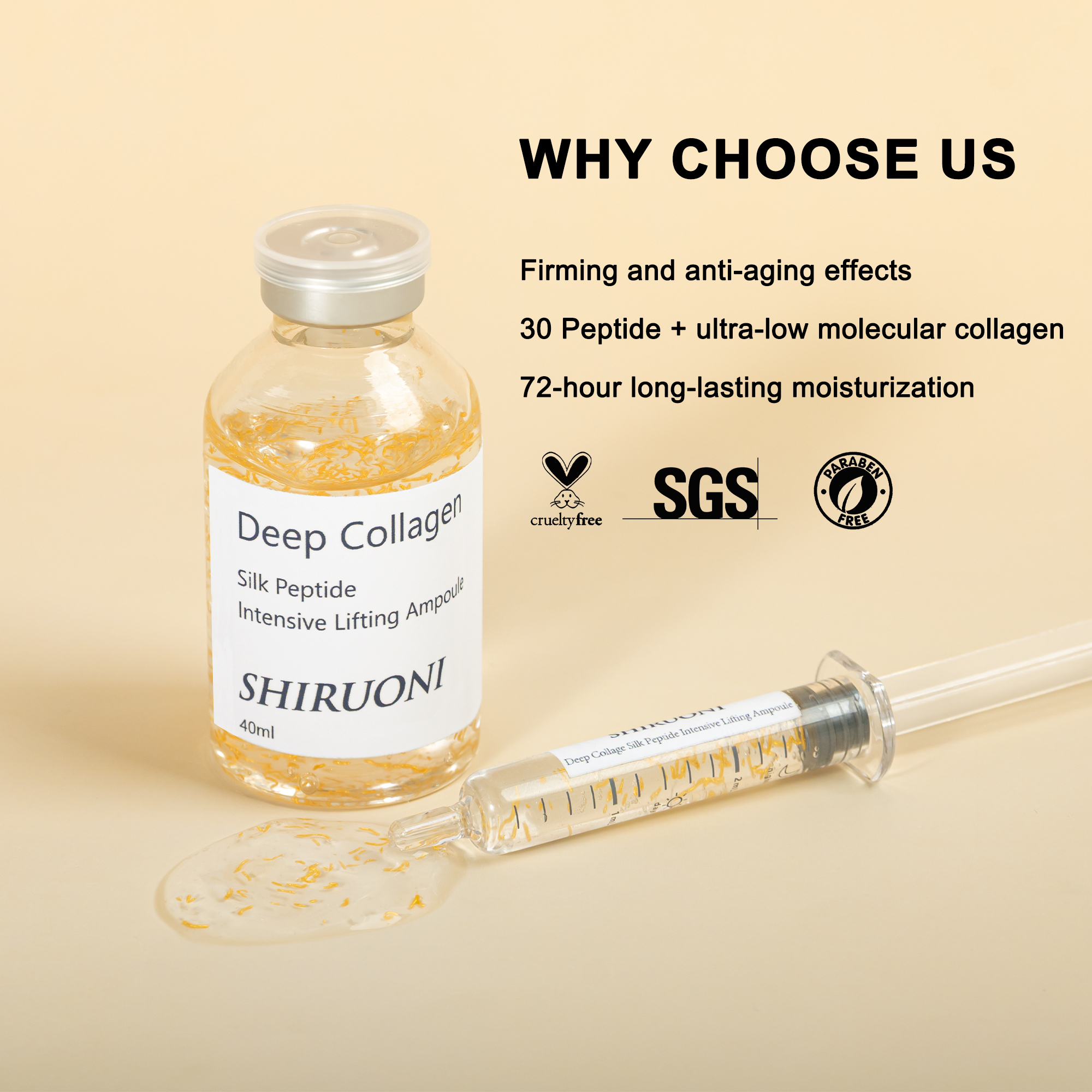 Deep Collagen Silk Peptide Intensive Lifting Ampoule Serum