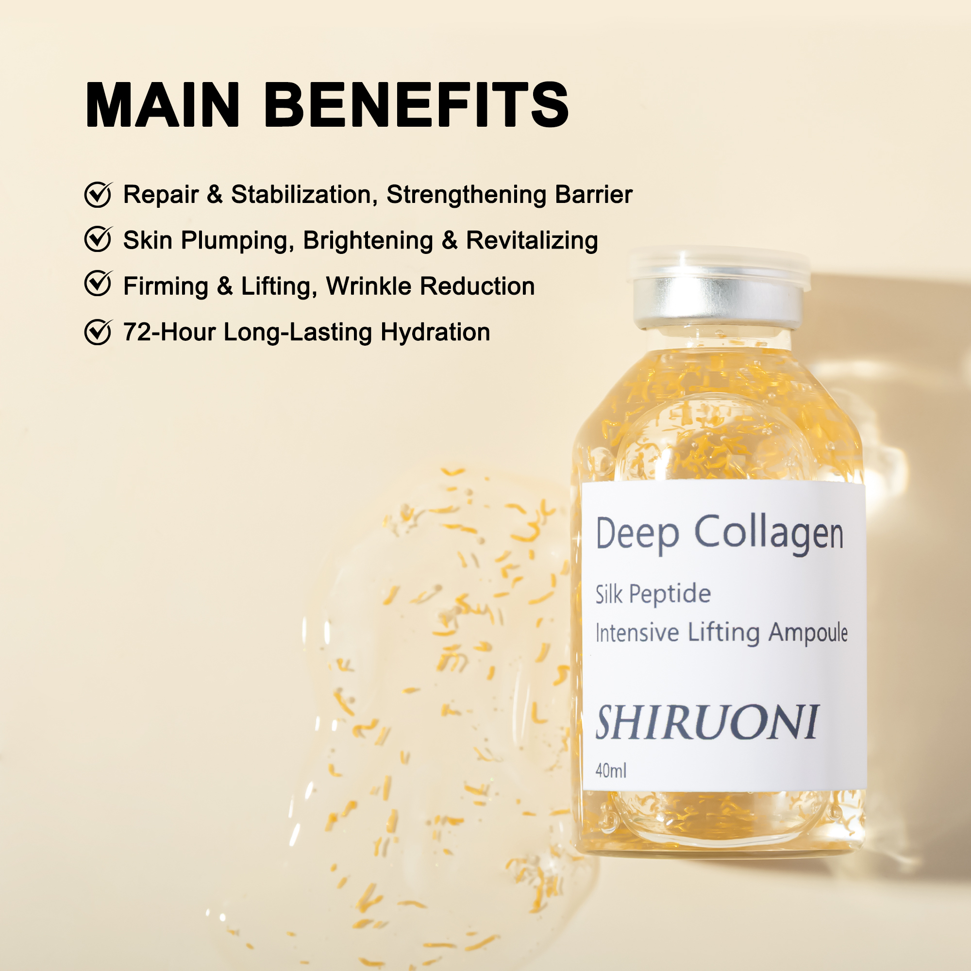 Deep Collagen Silk Peptide Intensive Lifting Ampoule Serum