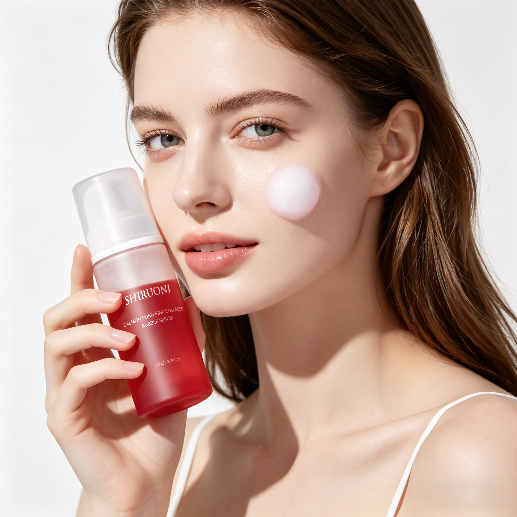 Salmon PDRN Pink Collagen Bubble Serum