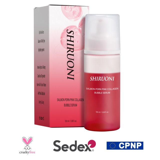 Salmon PDRN Pink Collagen Bubble Serum