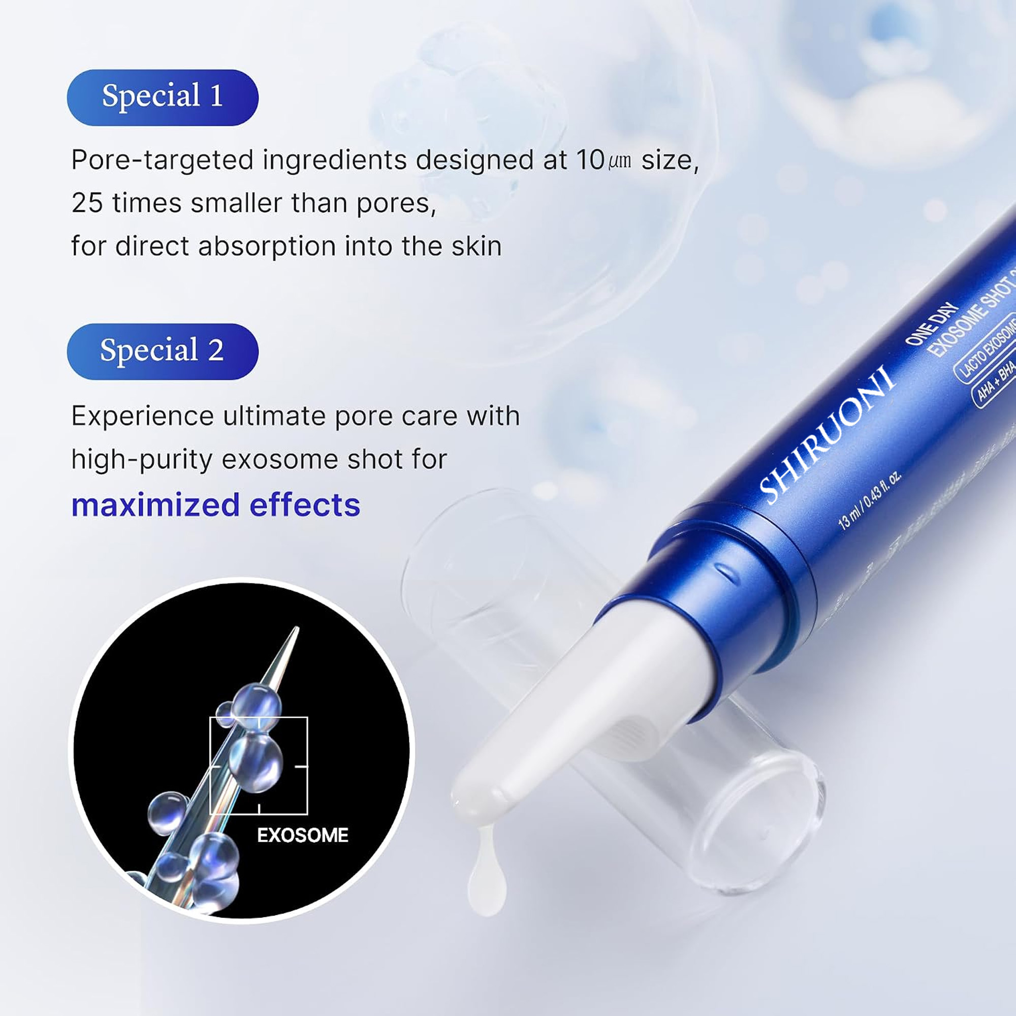 SHIRUONI Exosome Microneedling Essence