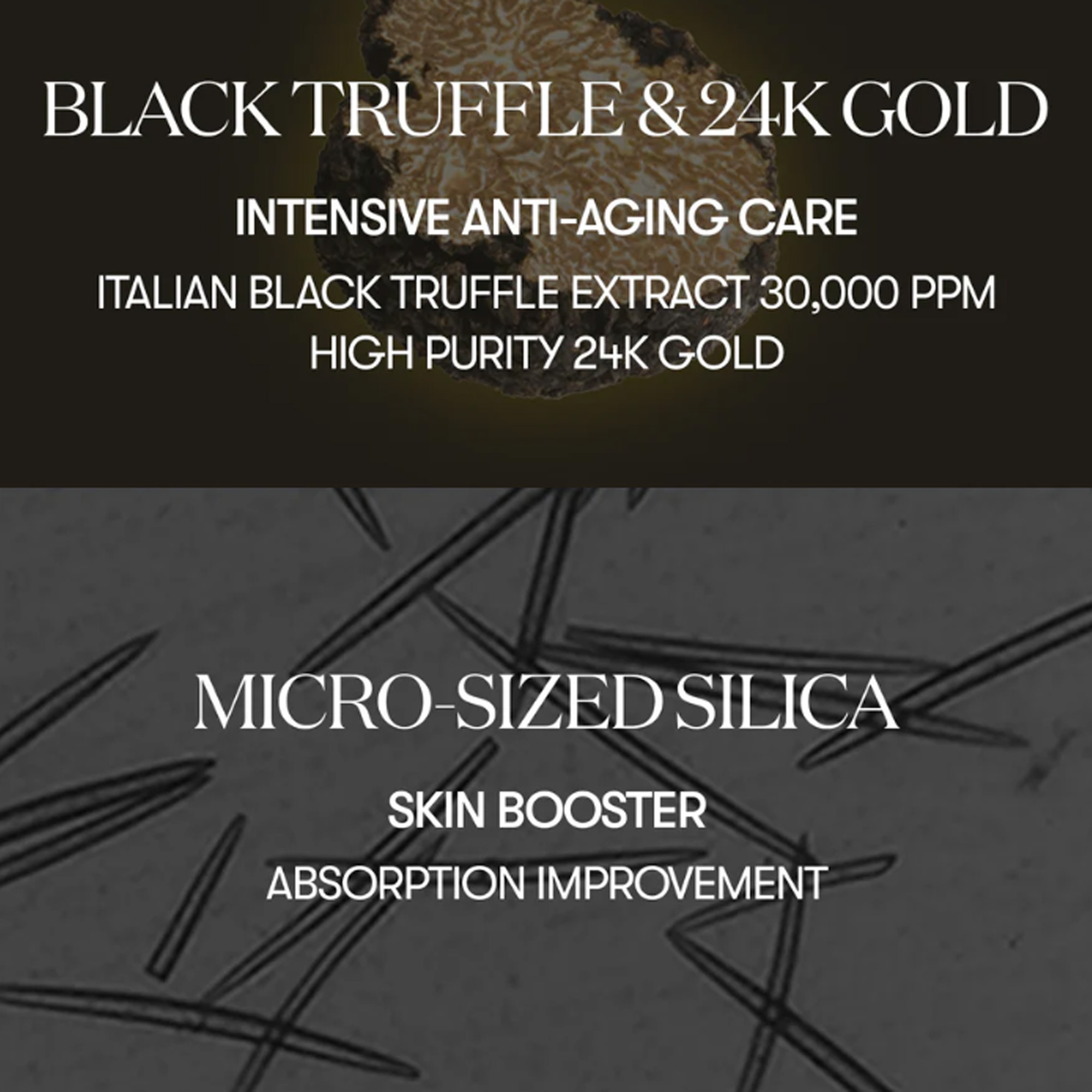 SHIRUONI Black Truffle Gold Foil Microneedle Serum