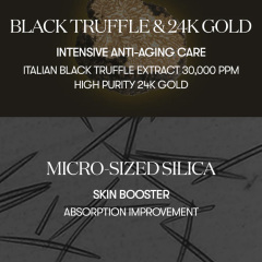 SHIRUONI Black Truffle Gold Foil Microneedle Serum