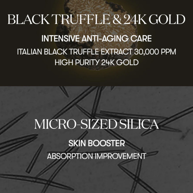 SHIRUONI Black Truffle Gold Foil Microneedle Serum