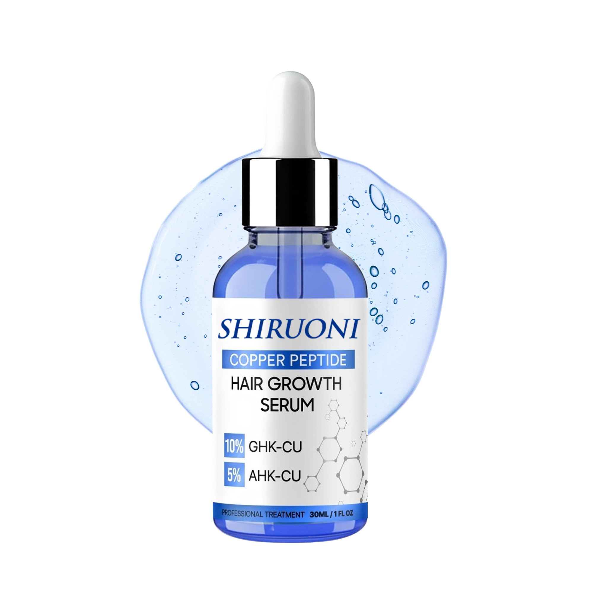 Hair Growth Copper Peptide Serum, GHK-Cu & AHK-Cu