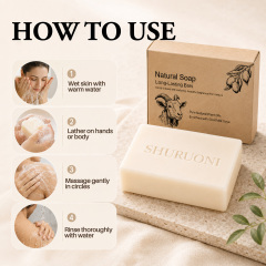 Natural Soap, Enriched with Goat Milk & Soya