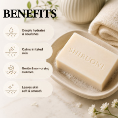 Natural Soap, Enriched with Goat Milk & Soya