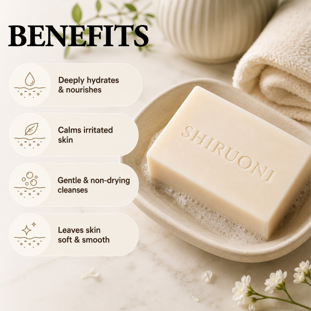 Natural Soap, Enriched with Goat Milk & Soya
