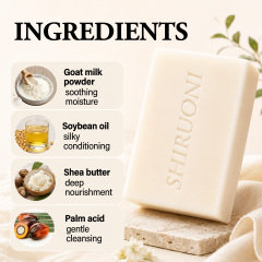 Natural Soap, Enriched with Goat Milk & Soya