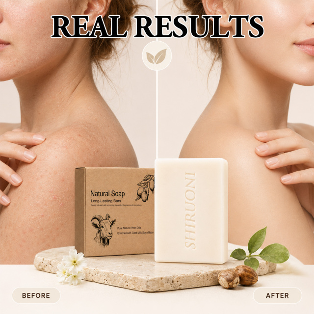 Natural Soap, Enriched with Goat Milk & Soya