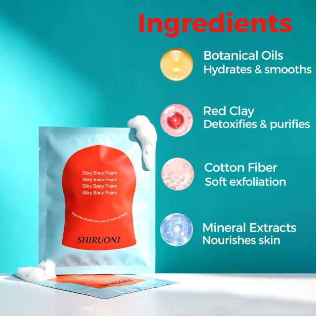 Silky Body Foam / Body Micro-Bubble Cleansing & Polishing Mask