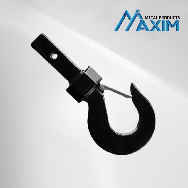 Square Shank Hitch Tow Hook With Latch