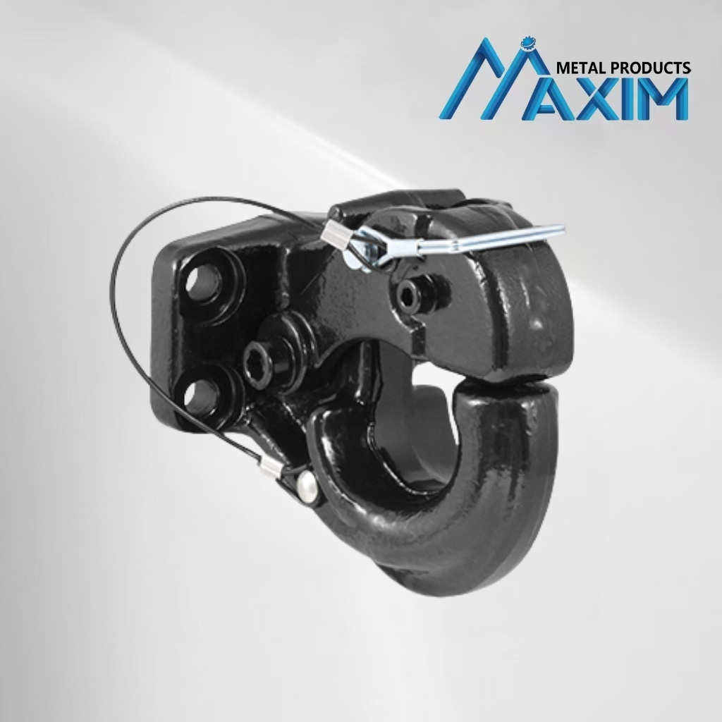 Carbide Black Powder Coat Pintle Hook Hitch