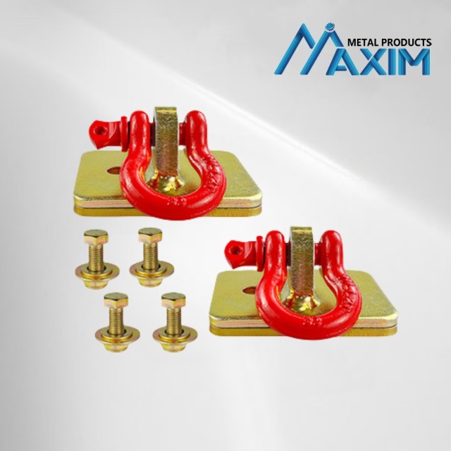 Bolt Tractor Bucket Mount Hooks With D Ring Shackle