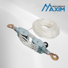 2 Ton Rope Hoist Pulley Block and Tackle