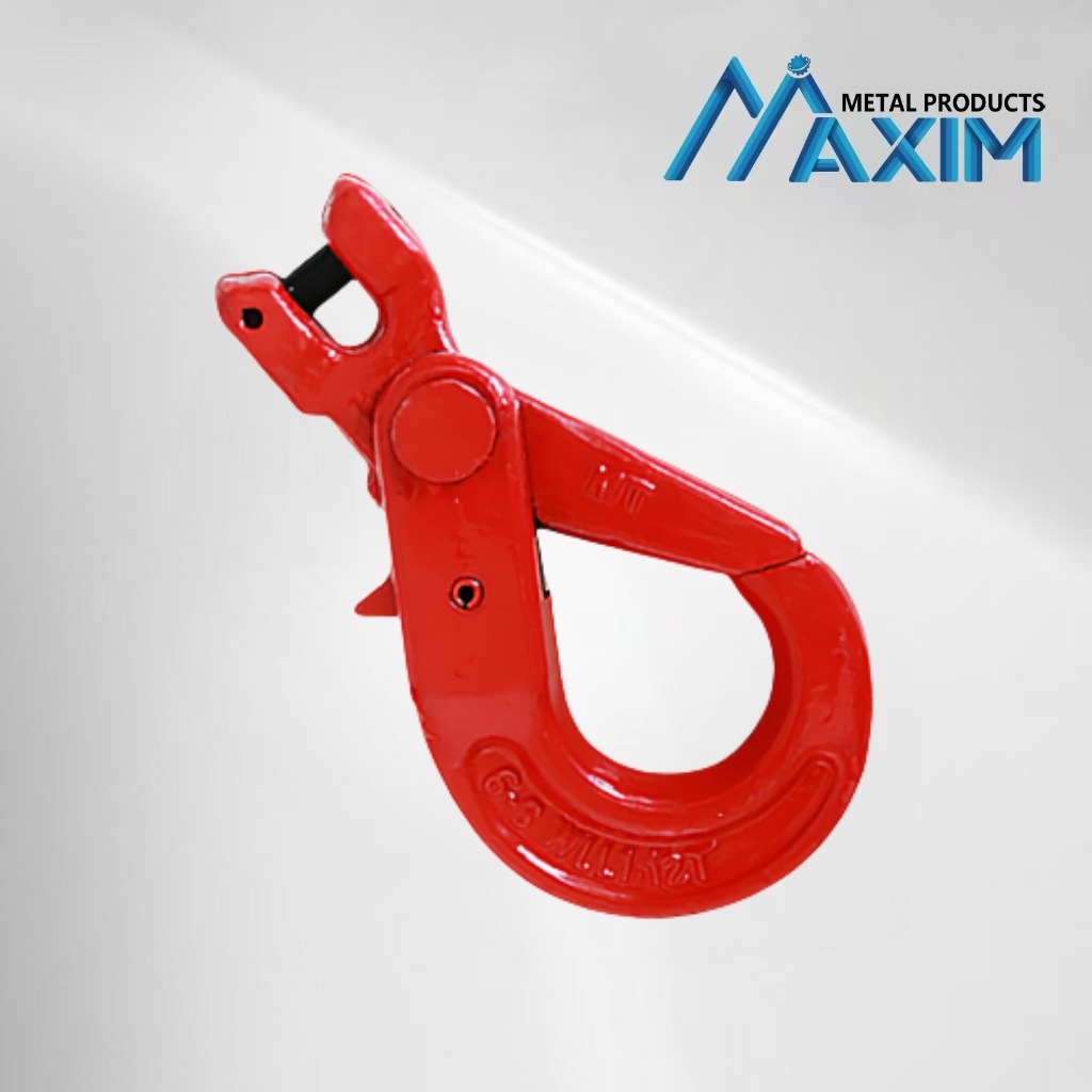 Self-Locking Clevis Type Safety Hook