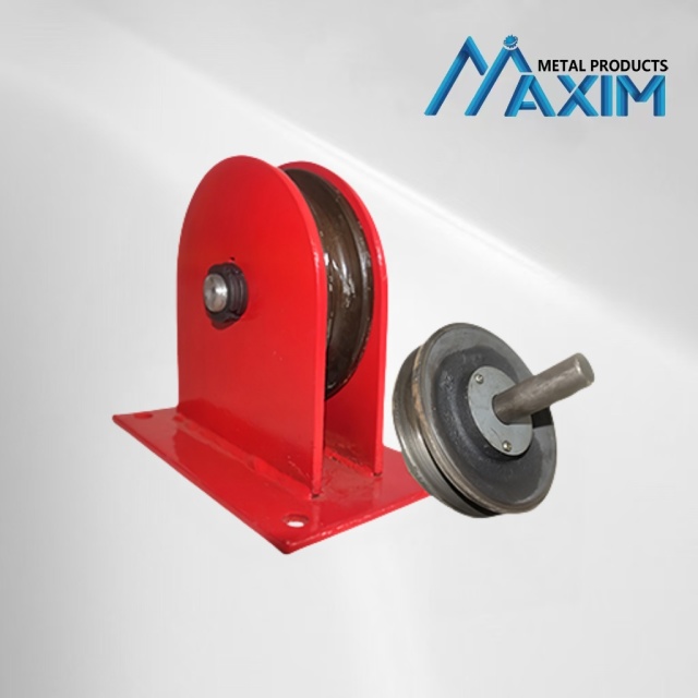 Single Sheave Bolt On Ground Pulley With Flange
