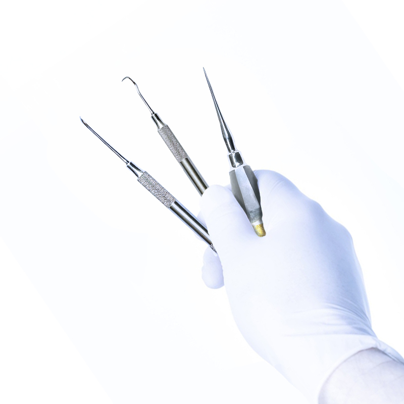 15 pieces dental instruments with double layer instrument box