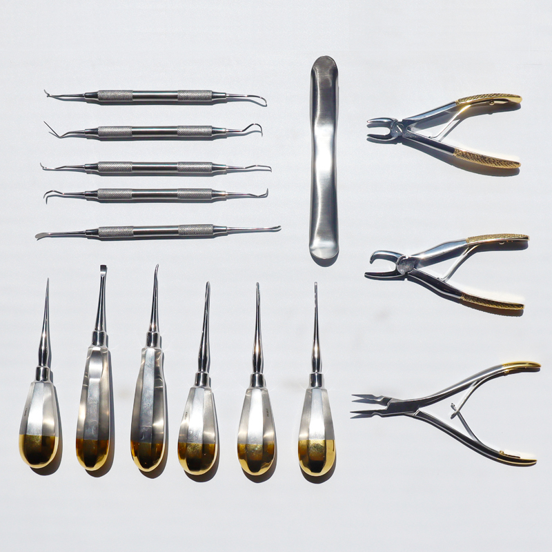 15 piece dental instrument set (without box)