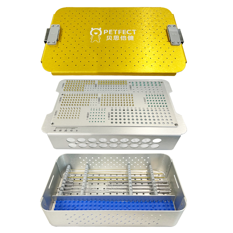 Titanium alloy bone nail set 336pcs
