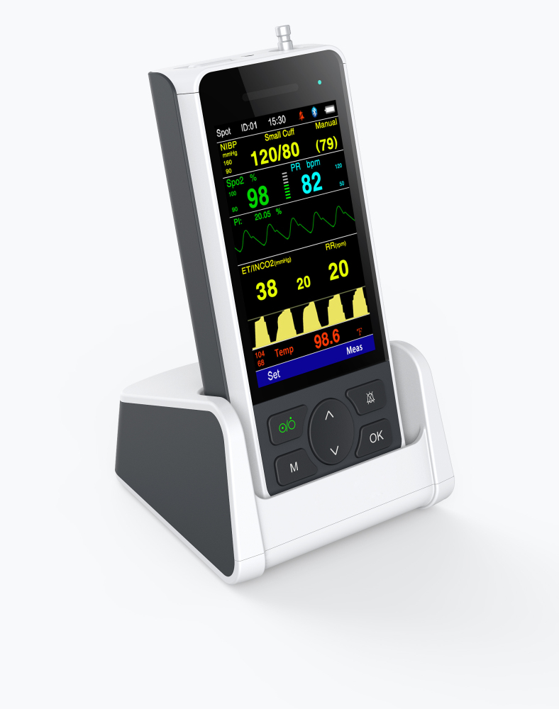 Handheld Monitor M3T | SpO2+blood pressure+body temperature