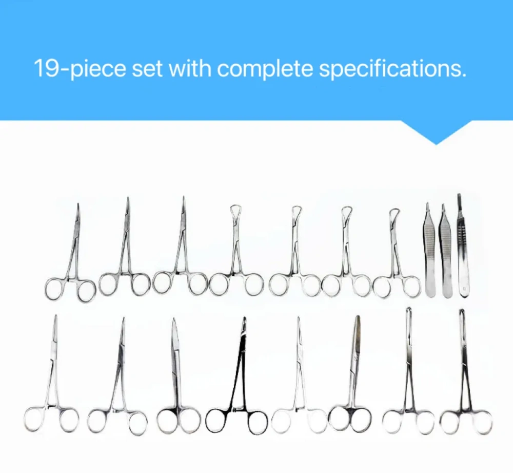 Veterinary Surgery Soft Tissue Instrument Set Instrument Kit for Vet