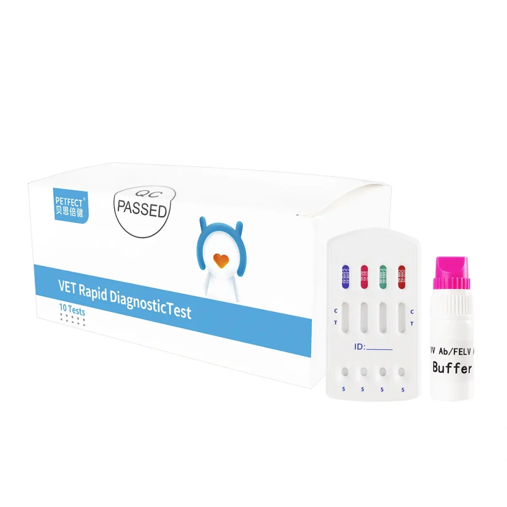 4 in 1 Canine CHW Ag/EHR/BG/ANA Ab Rapid Test Dog Veterinary Blood Test