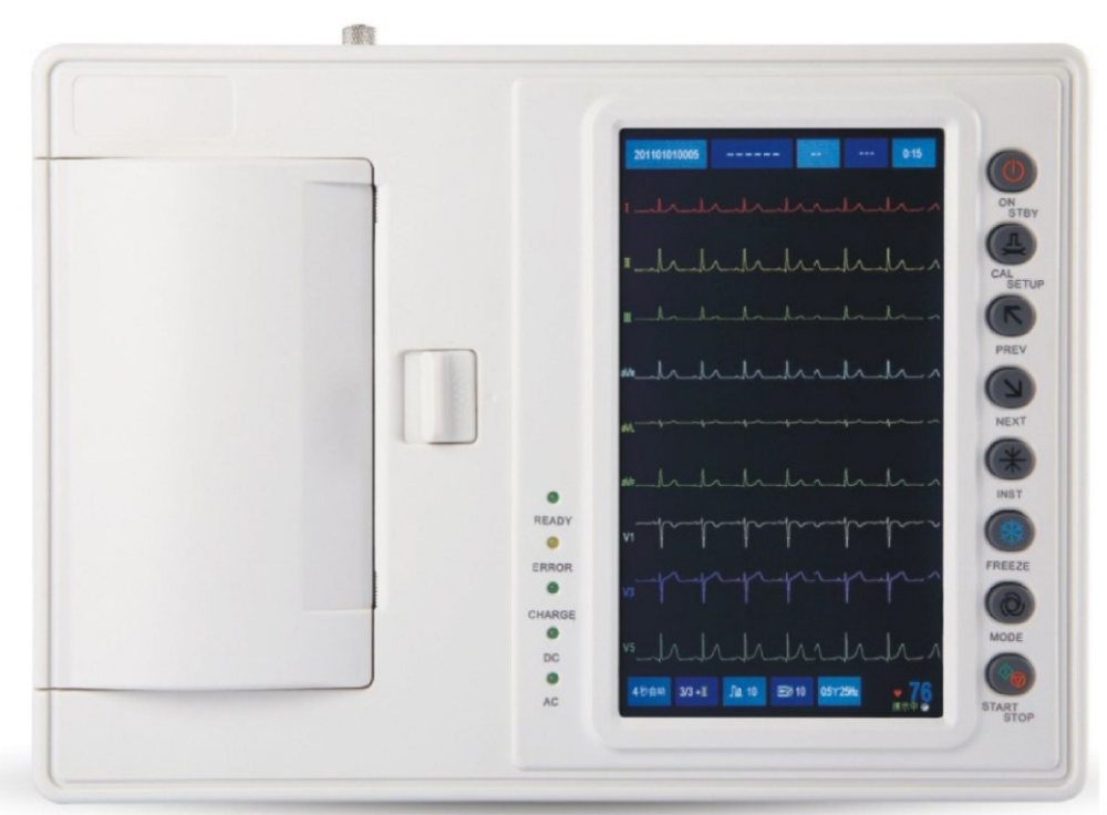 MK-1206A7 inch touchscreen EcG machine （6 channel )