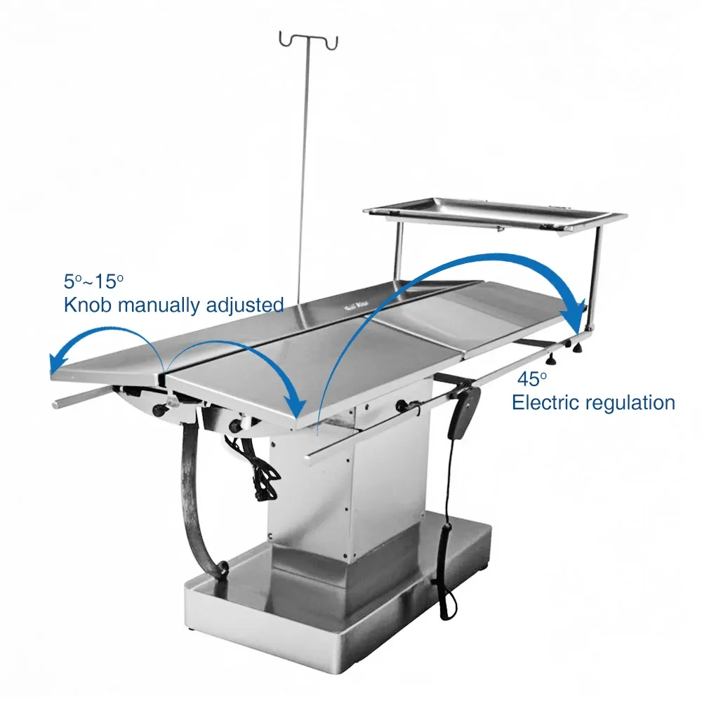 V-Shaped Stainless Steel Surgery Table | thxs-01