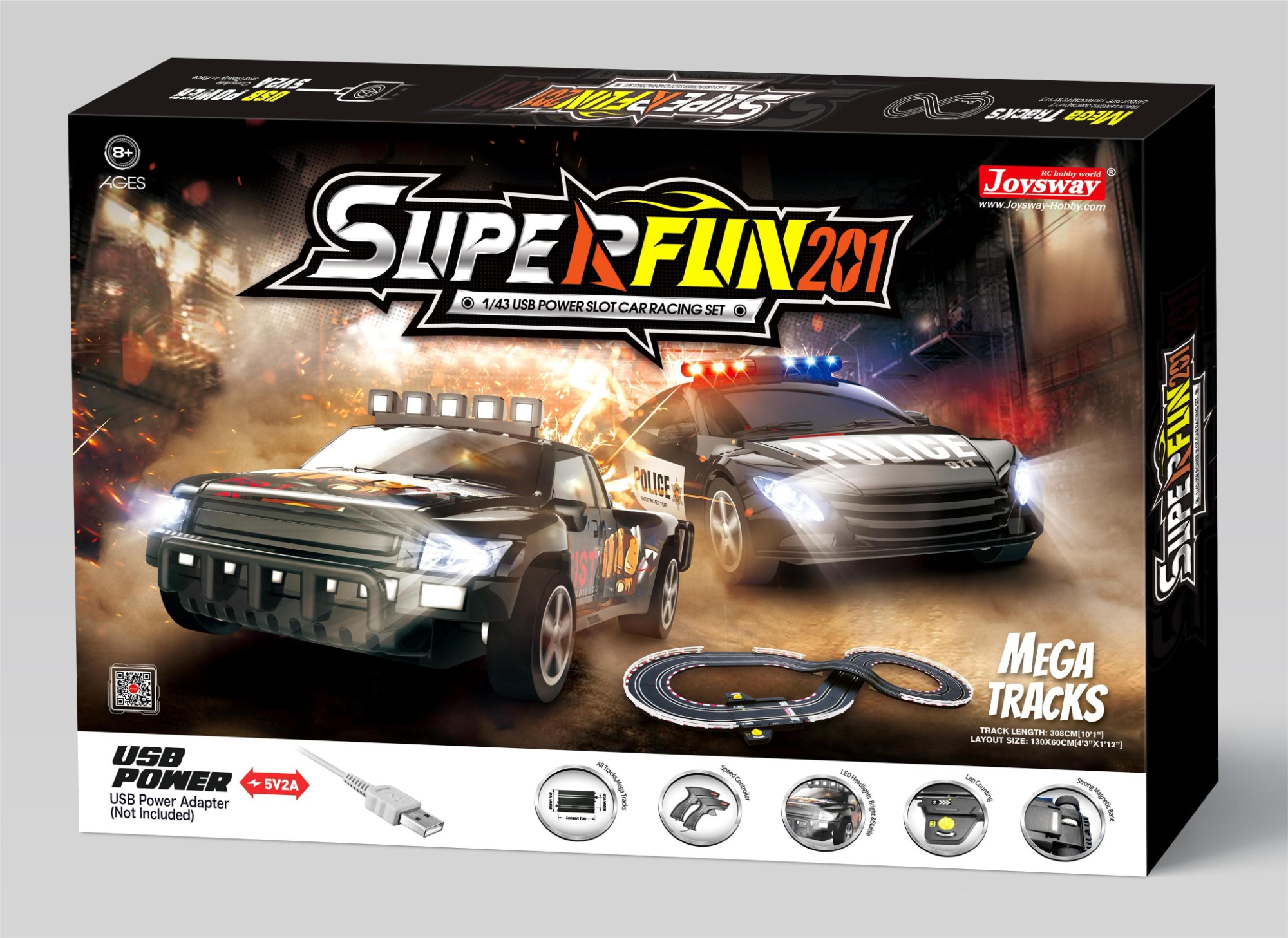 Joysway SuperFun Slot Racing Set 9201