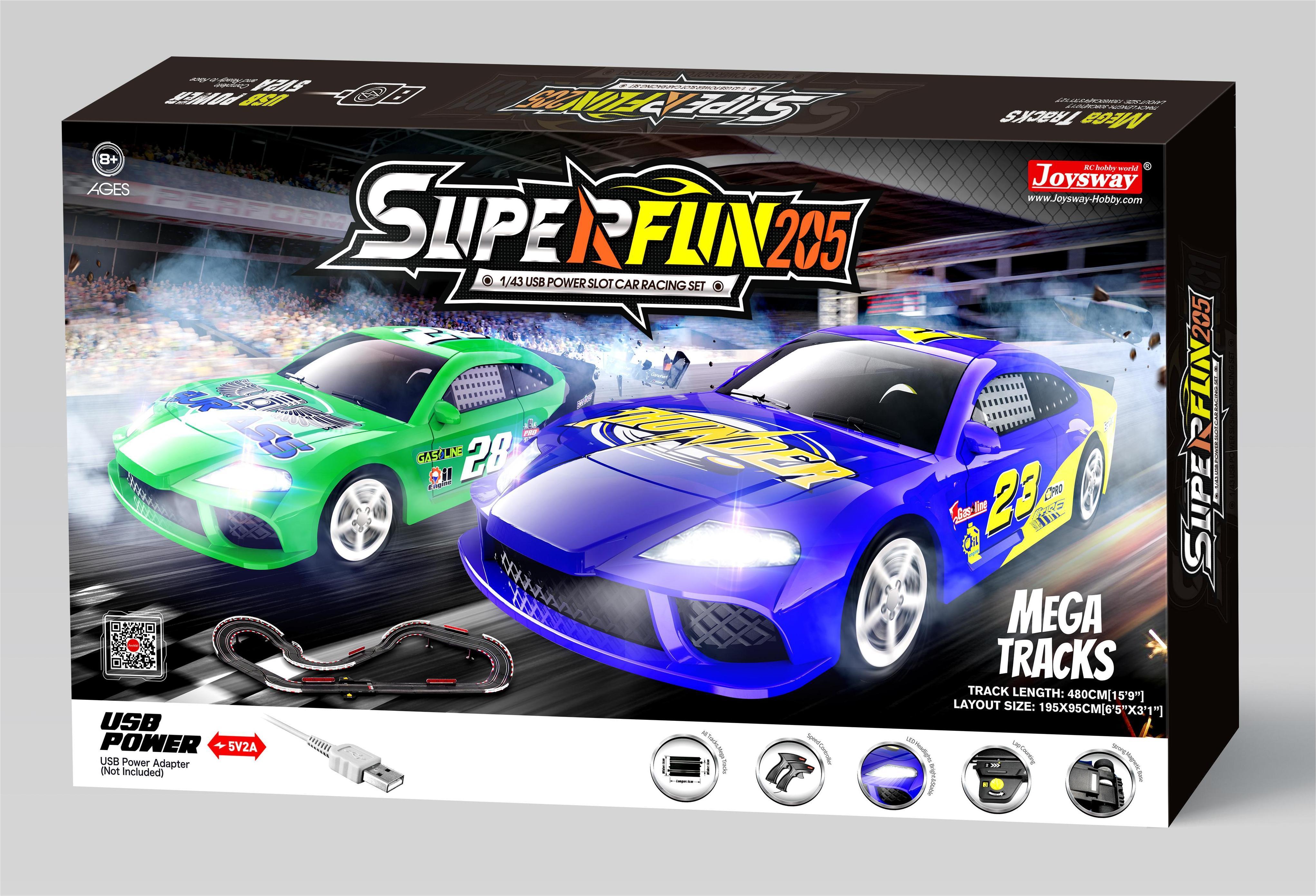 Joysway SuperFun Slot Car Racing Set 9205