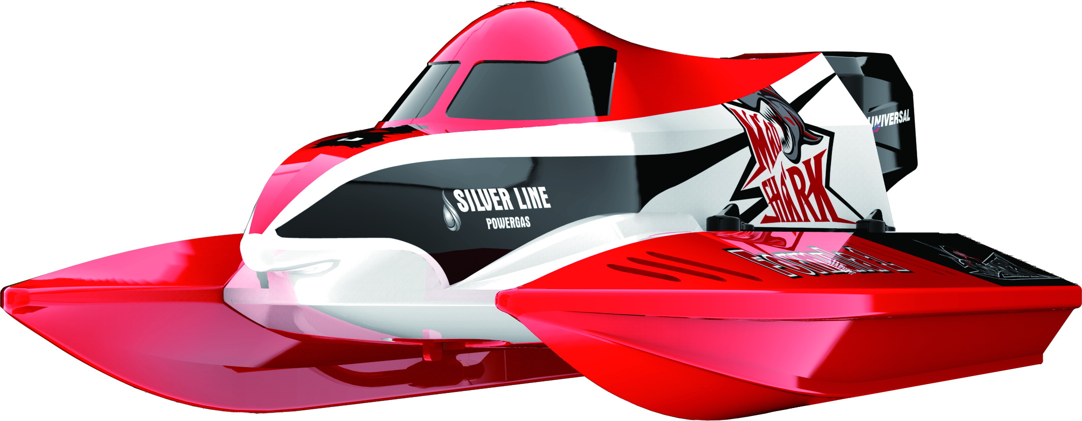 Amewi F1 Mad Shark V2 – Bateau RC Motorisé RTR – 430 Mm – Débutant – ABS Haute Qualité
