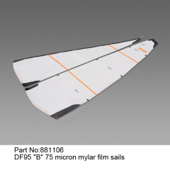 【Item No.:881106】DF95 "B" 75 micron mylar film sails