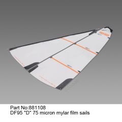 【Item No.:881108】DF95 "D" 75 micron mylar film sails