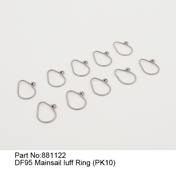 【Item No.:881122】DF95 Mainsail luff Ring (PK10)