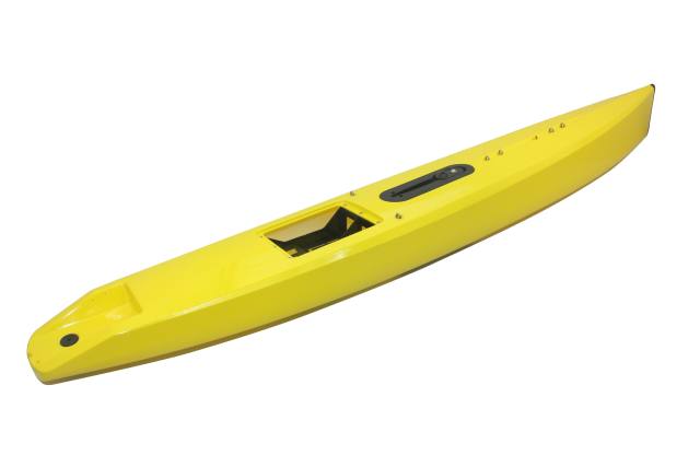 【Item No.:881172】DF95 yellow hull (incl.servo tray,deck eyes,finbox,bumper)