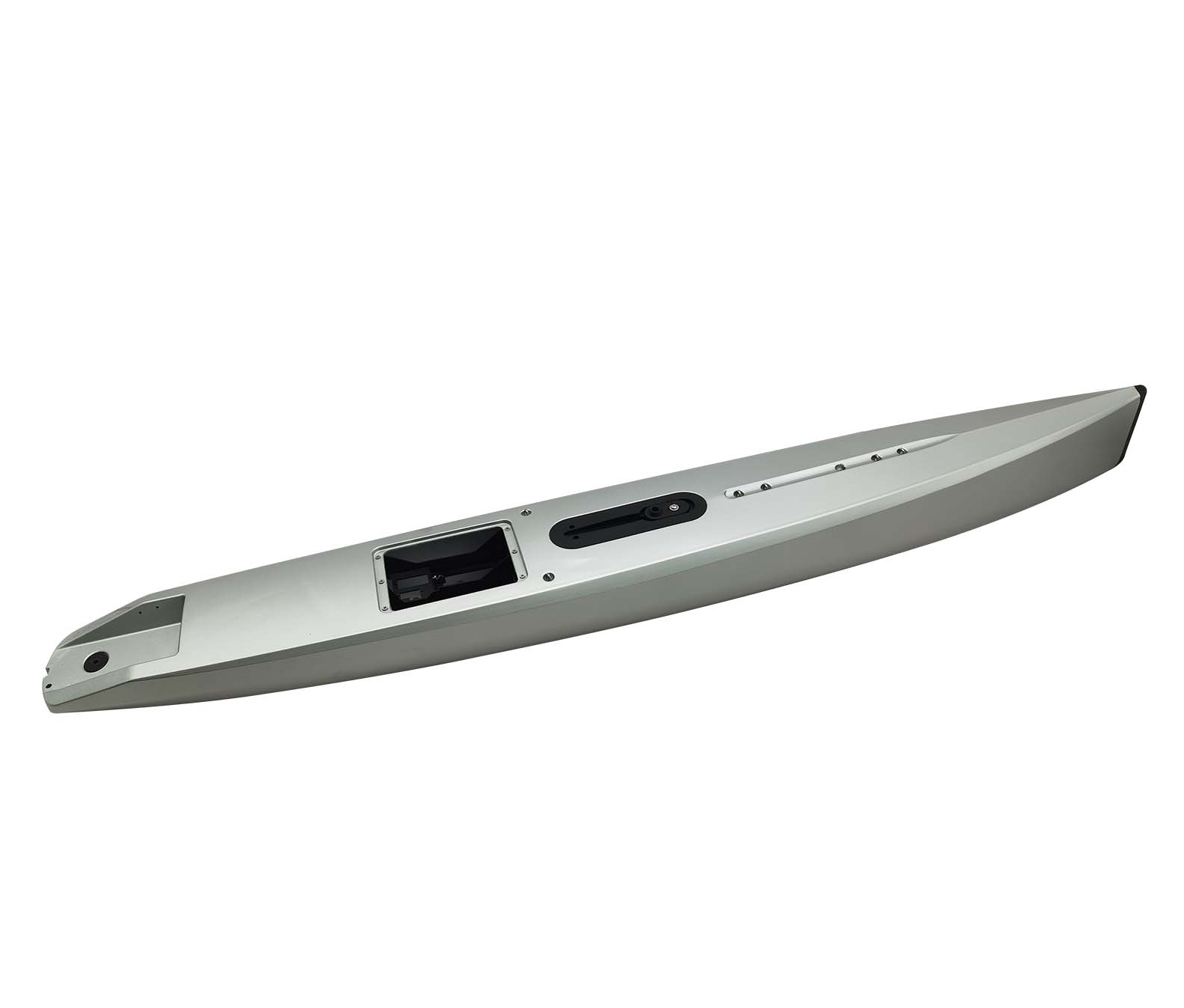 【Item No.:881194】DF95 Silver hull (incl.servo tray,deck eyes,finbox,bumper)